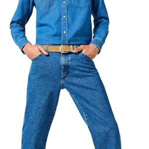 Wrangler Men's Regular Fit Jeans (13MWZGK_Blue_32W x 32L)