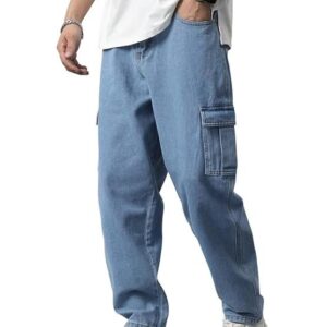 TAGAS Men Loose Fit Men's Flip Pocket Jeans